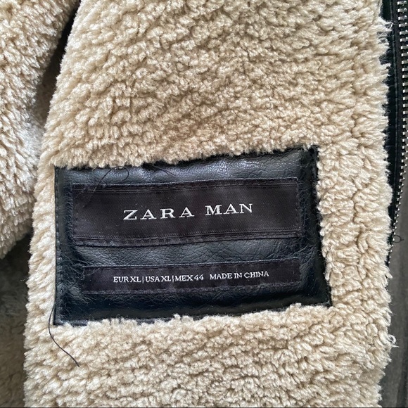 BLACK LEATHER JACKET - Picture 3 of 3